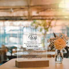 To My Wife Fate – Acrylic Square